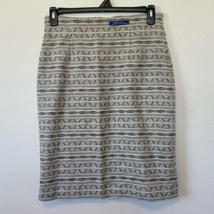 Pendleton Western Print Wool Pencil Skirt